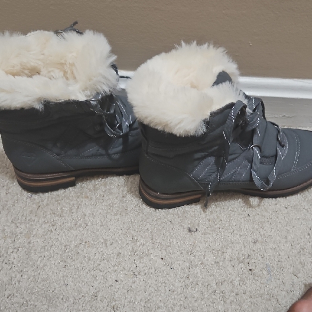 Women's Gray Winter Boots